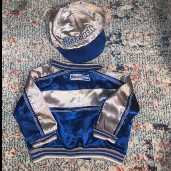 Baby boy pants set with onesie, hat, and coat. Never worn . In great condition. - Picture 3 of 3